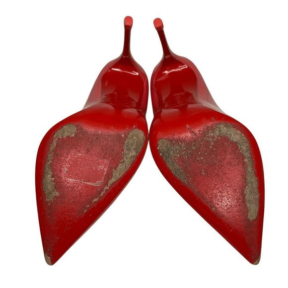 Christian Louboutin Pigalle EU 37 US 7 Pink Patent Leather High Heel Pumps - Picture 8 of 10